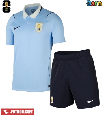 Uruguay Hemmatröja Barn VM 2026 Kortärmad (+ Korta byxor)